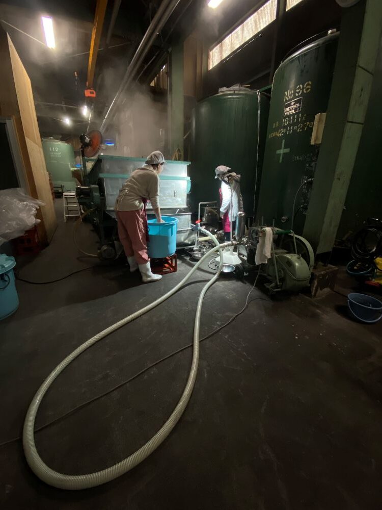 みりんづくりの作業場、杉浦味醂
